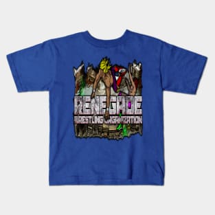 RWO Renegade Wrestling Organization Kids T-Shirt